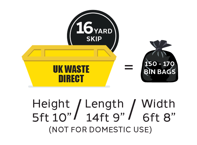 UK Waste Direct 16 yard skip